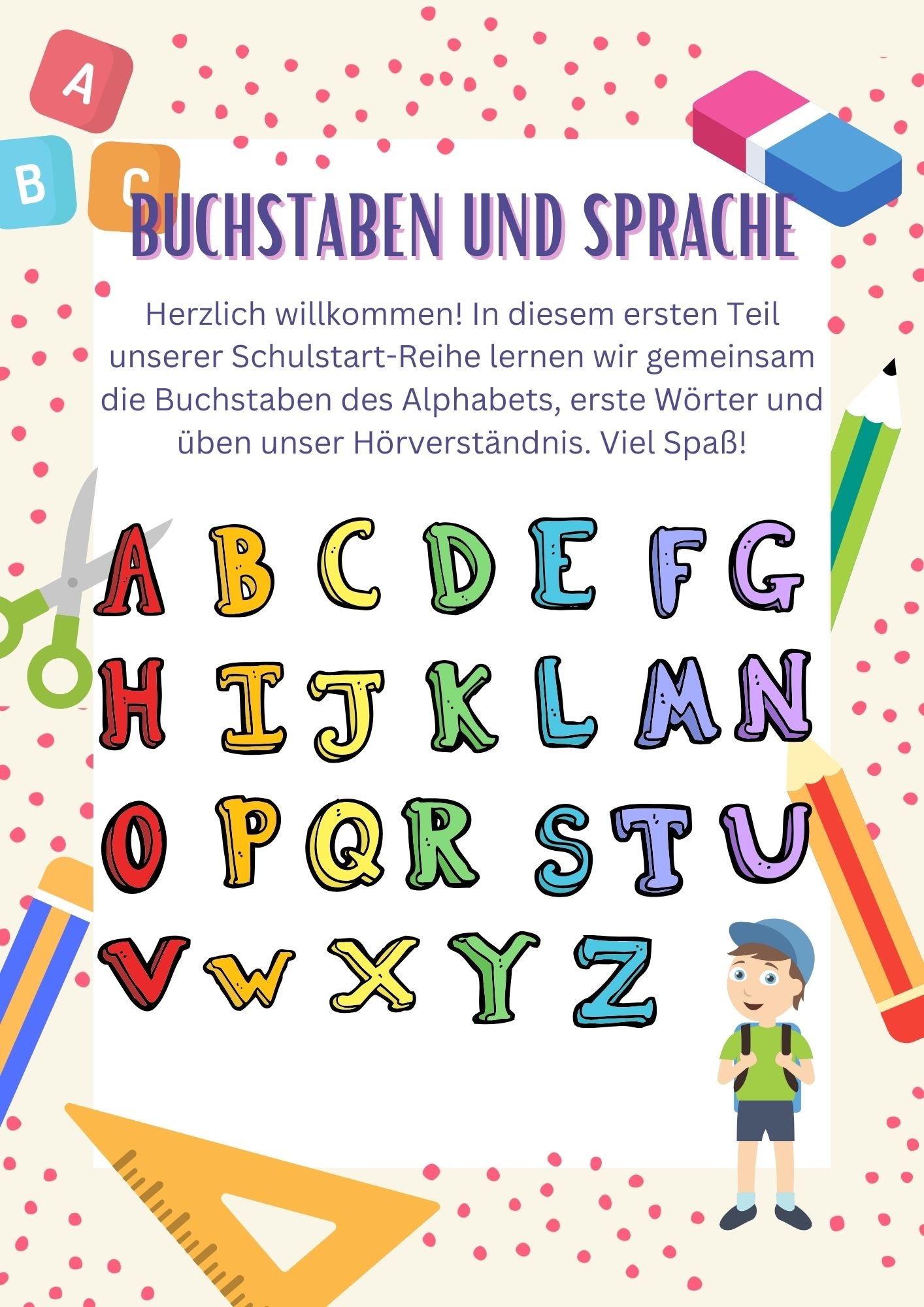 Schulstart leicht gemacht für Vorschulkinder
